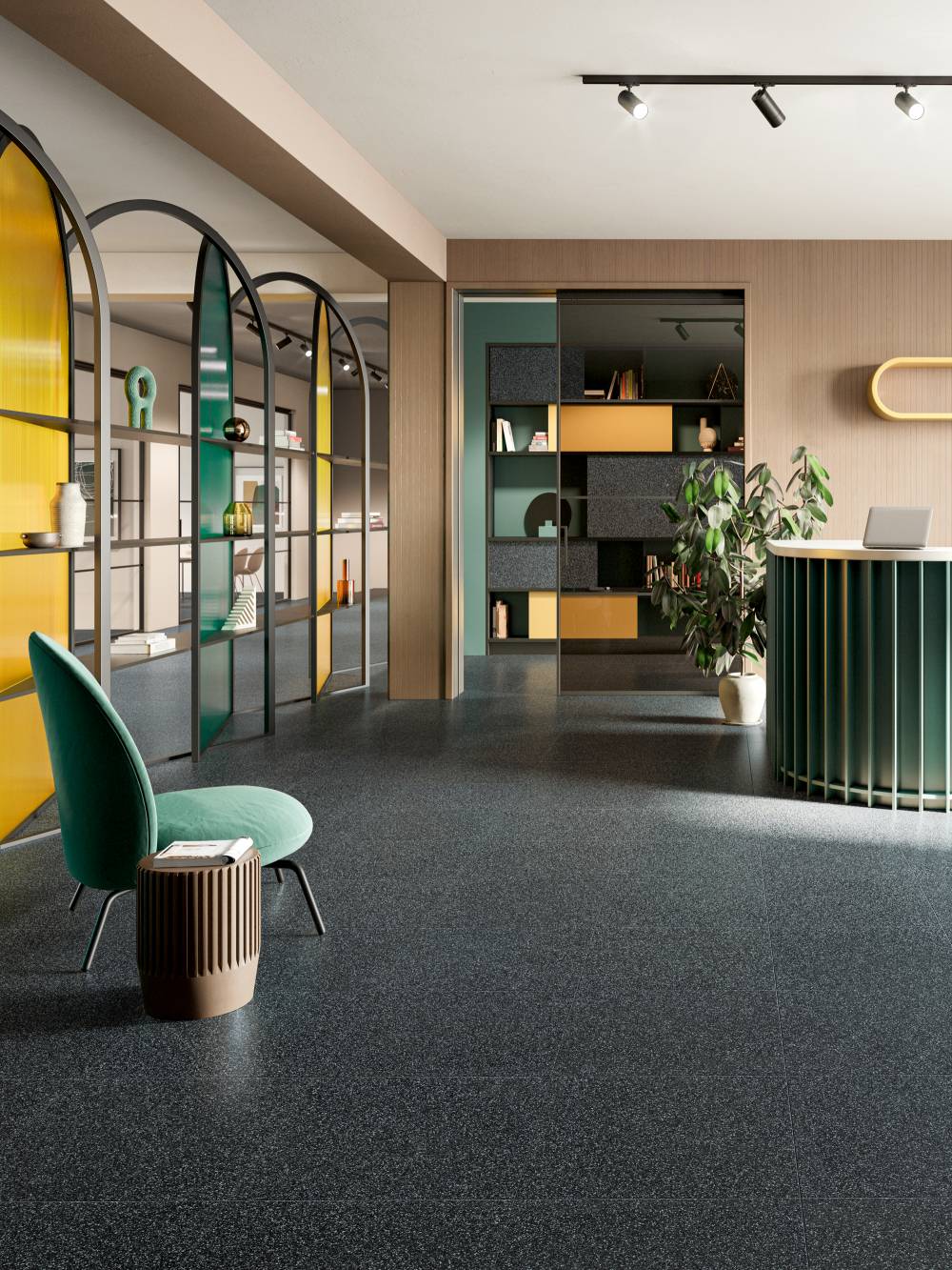 Grès Porcellanato Effetto Terrazzo Veneziano: Flake ...